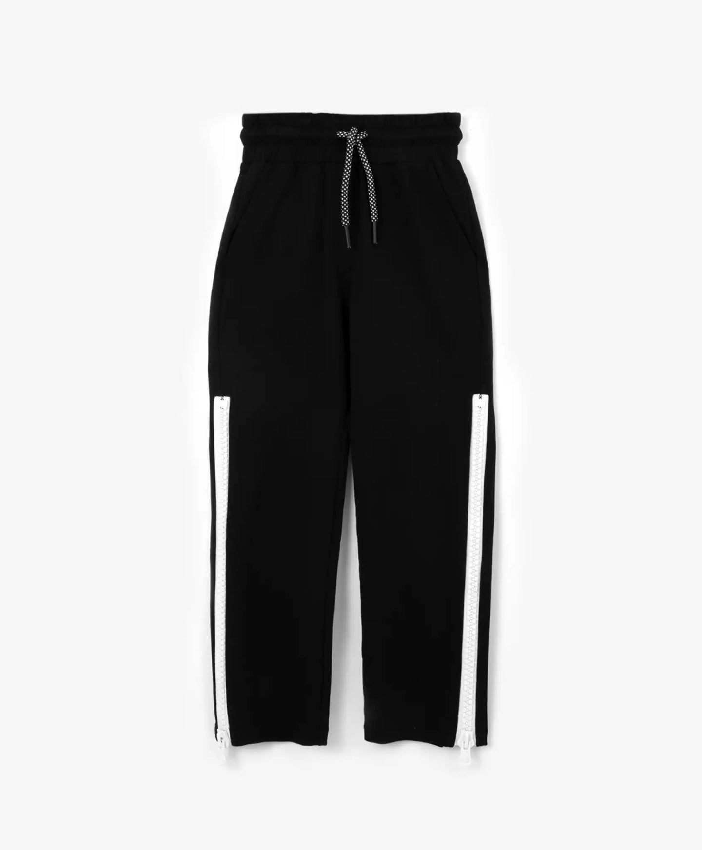 Pantaloni cu talie elastică, negri, Gulliver