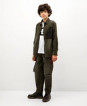 Pantaloni din micro-catifea, kaki Gulliver