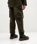 Pantaloni din micro-catifea, kaki Gulliver