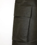 Pantaloni din micro-catifea, kaki Gulliver