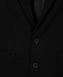 Jachetă din flanel cu buzunar și detaliu reparație, neagră, Gulliver