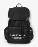 Раница от водоустойчива плащова черна за МОМИЧЕ основен изглед