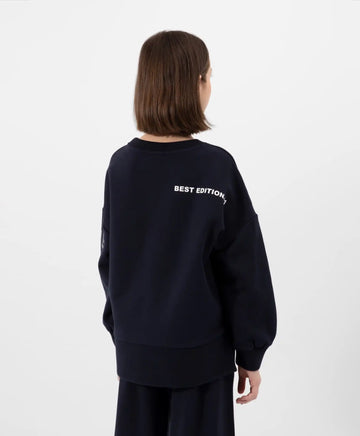 Hanorac în hanorac cu imprimeu contrastant, albastru, Gulliver