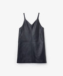 Sărafan albastru cu piele sintetică de la Gulliver