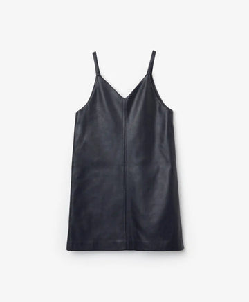 Sărafan albastru cu piele sintetică de la Gulliver