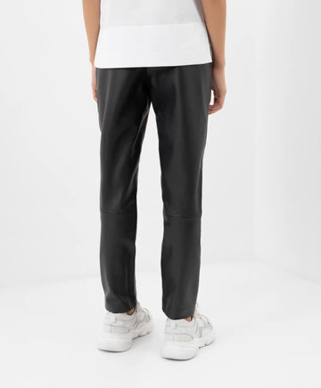 Pantaloni izolați din imitație de piele, albaștri, Gulliver