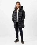 Ризово палто синьо за МОМИЧЕ основен изглед