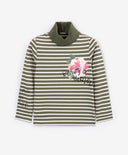 Трикотажна поло блуза на райета от Gulliver