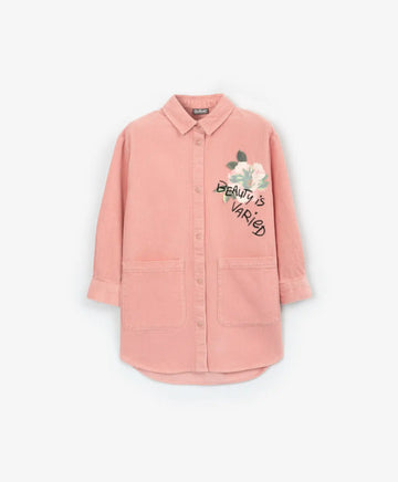 Rochie roz cu buzunare supradimensionate de la Gulliver