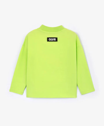 Tricou lime cu mâneci lungi de la Gulliver