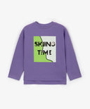 Виолетова тениска за МОМИЧЕ основен изглед