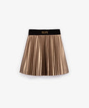 Плисирана златиста за МОМИЧЕ основен изглед