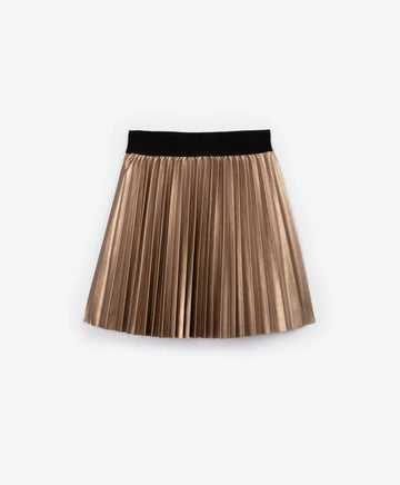 Fustă plisată, aurie, Gulliver