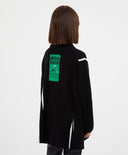 Черен пуловер силует овърсайз от Gulliver