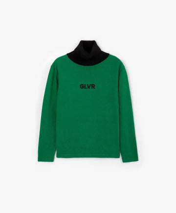 Pulover tricotat verde, Gulliver