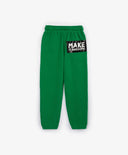 Pantaloni jogger verzi, cu curea, Gulliver