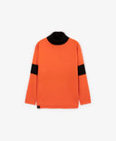 Плетен оранжев пуловер за МОМИЧЕ основен изглед