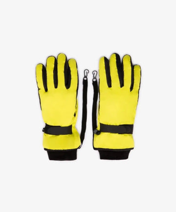 Mănuși din fleece de culoare lime de la Gulliver