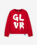 Ярък червен суитшърт - модел за добро настроение от Gulliver