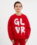 Ярък червен суитшърт - модел за добро настроение от Gulliver