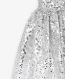 Rochie dublă cu paiete argintii de la Gulliver