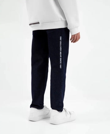 Blugi conici spre gleznă, albaștri, Gulliver