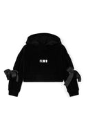 Худи с прорези на ръкавите, декорирани с репсова лента от Gulliver