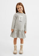 Трикотажна рокля на райета от Gulliver