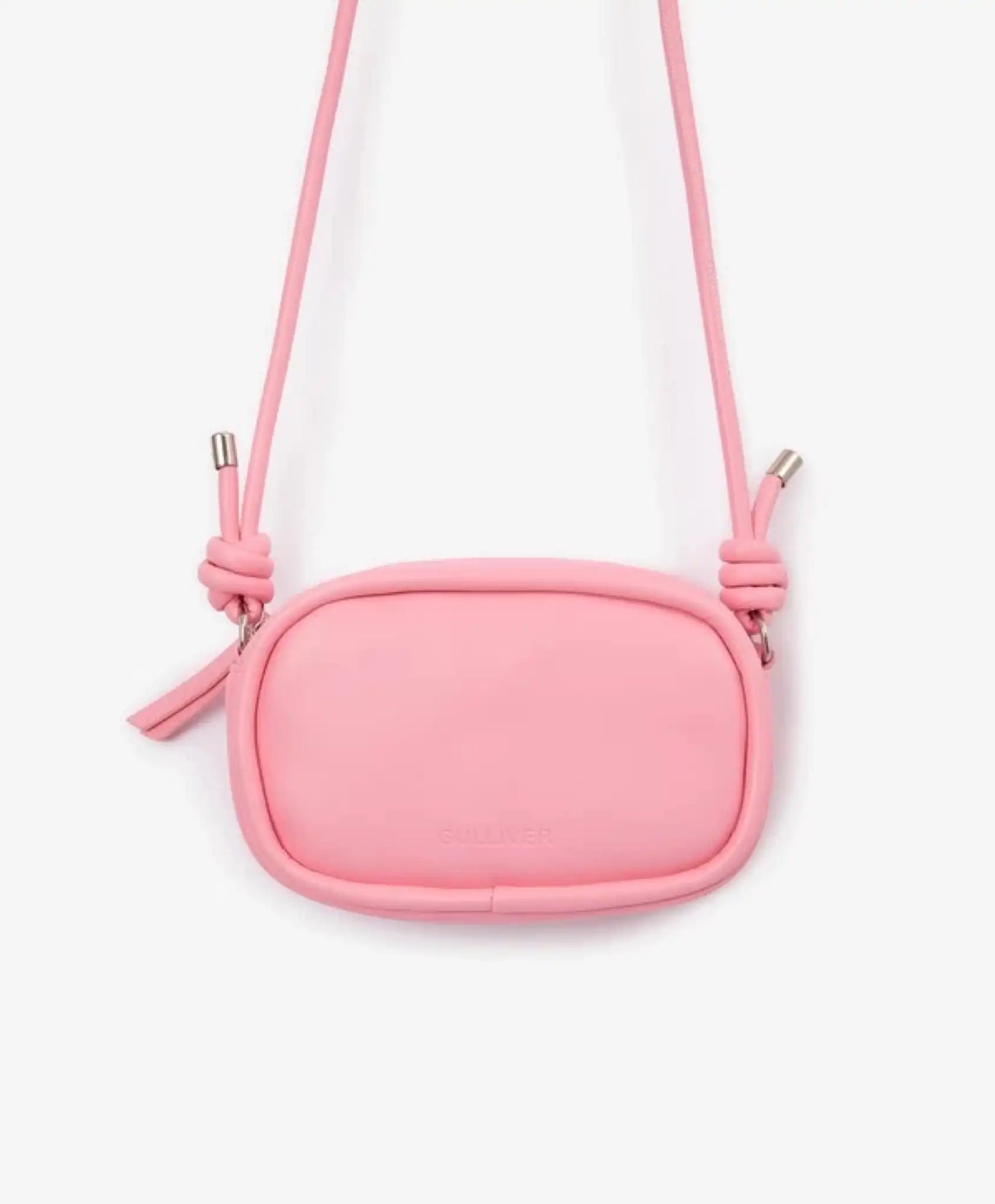 Geantă crossbody din piele artificială roz pentru fete Gulliver