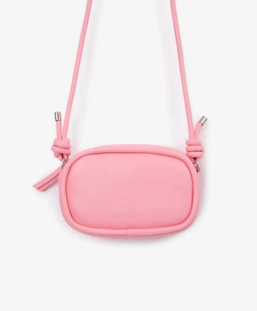 Geantă crossbody din piele artificială roz pentru fete Gulliver