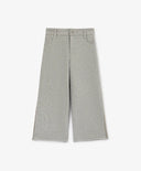 Pantaloni evazați din footer, gri, pentru fată, Gulliver