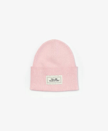 Căciulă tricotată roz pentru fetițe de la Gulliver