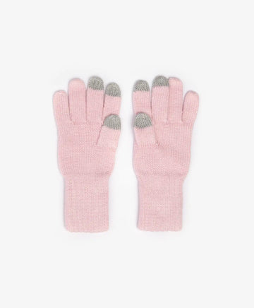 Mănuși tricotate roz pentru fete de la Gulliver