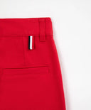 Pantaloni drepți, roșii, cu buzunare cargo, pentru fată, Gulliver