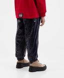 Pantaloni de sezon intermediar, din material strălucitor, bleumarin, cu căptușeală din fleece, pentru fată, Gulliver