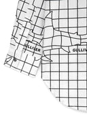 Бяла риза с удължен заоблен гръб от Gulliver