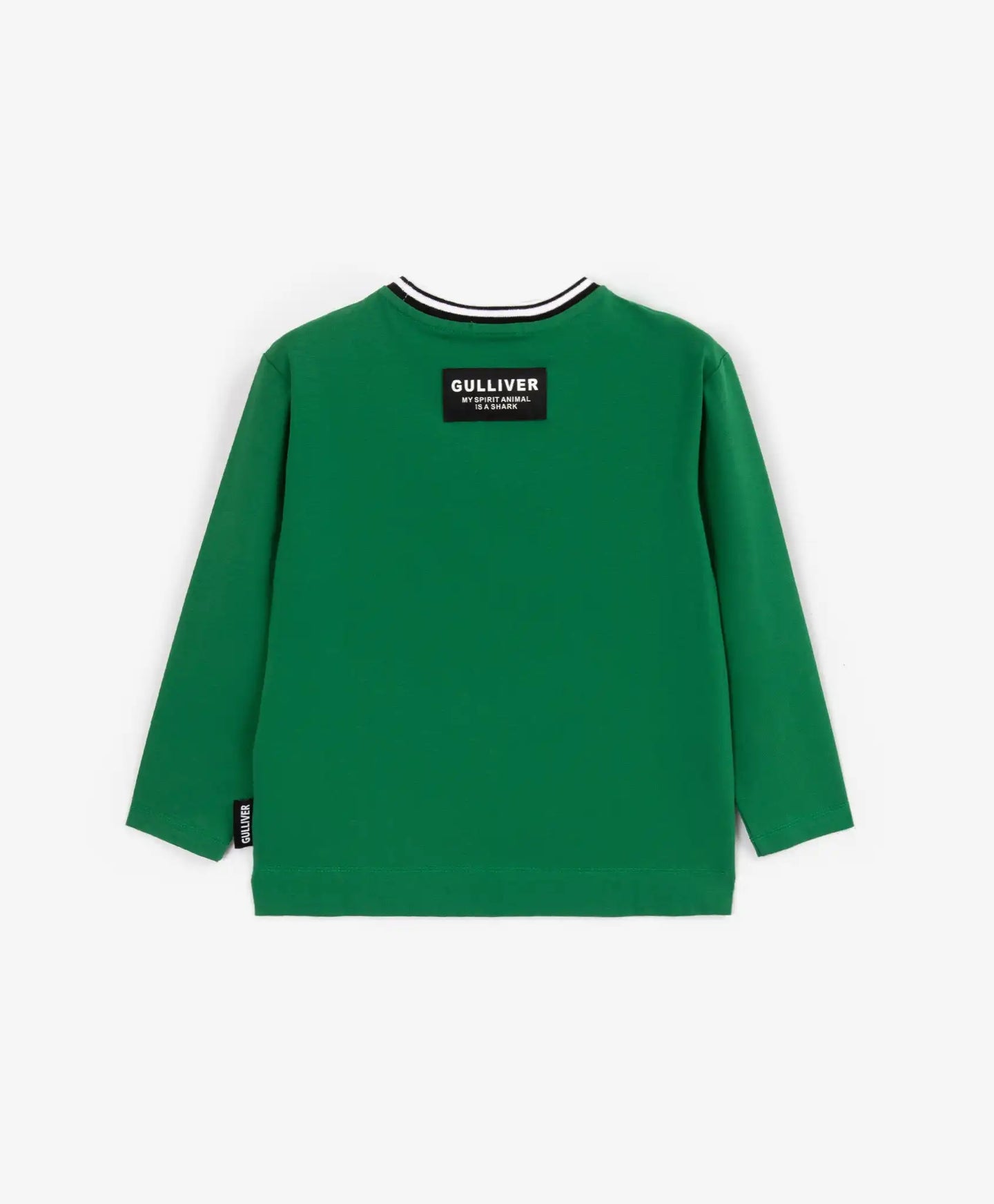 Longsleeve tricotat verde pentru băieți Gulliver