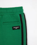 Pantaloni tricot cu dungi laterale, verzi, pentru băiat, Gulliver