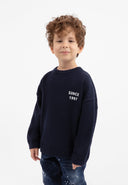 Син джемпър със свободна кройка от Gulliver