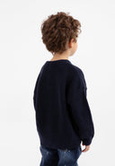 Син джемпър със свободна кройка от Gulliver