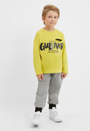 Сиви панталони тип джогър от Gulliver