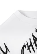 Бяла блуза с дълъг ръкав, удължен гръб и паднало рамо от Gulliver