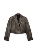 Сиво скъсено сако с винтидж излъчване от Gulliver