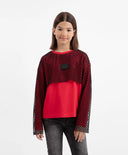 Трикотажен лонгслив за МОМИЧЕ основен изглед