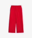 Pantaloni largi din footer, cu tăieturi, roșii, pentru fată, Gulliver