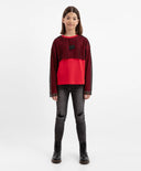 Blugi slim uzați, gri, pentru fată, Gulliver