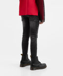 Blugi slim uzați, gri, pentru fată, Gulliver