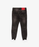 Blugi slim uzați, gri, pentru fată, Gulliver