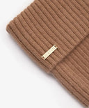 Căciulă tricotată maro pentru fetițe de la Gulliver