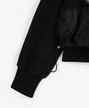 Черно худи със свободна кройка от Gulliver